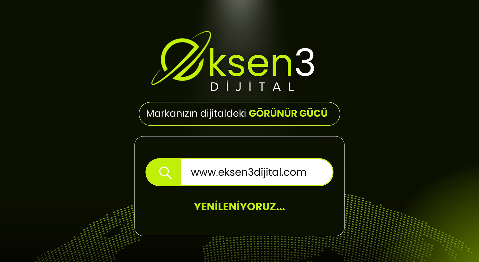 Web Sitemiz Hazırlanıyor